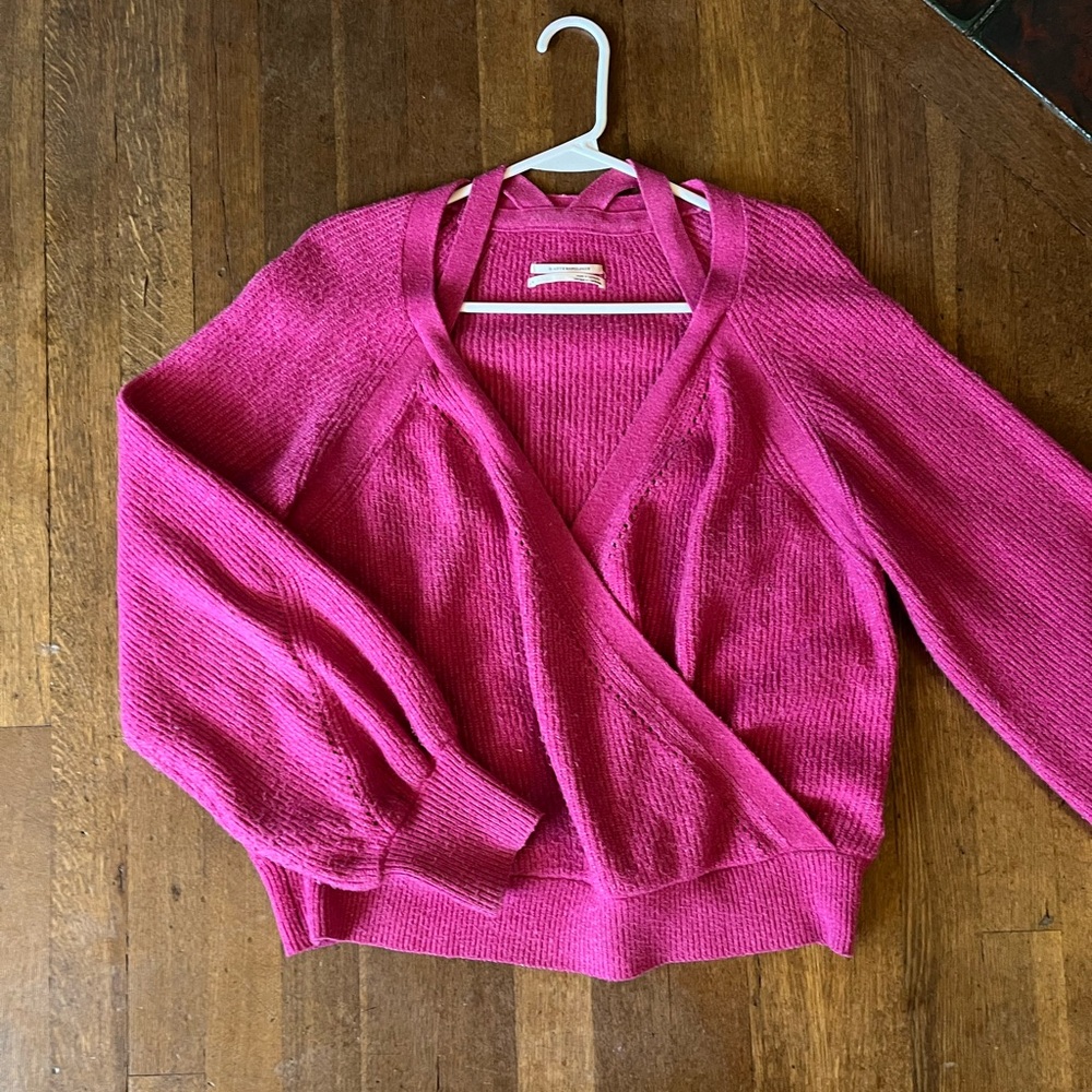 Fuchsia Anthropologie Sweater